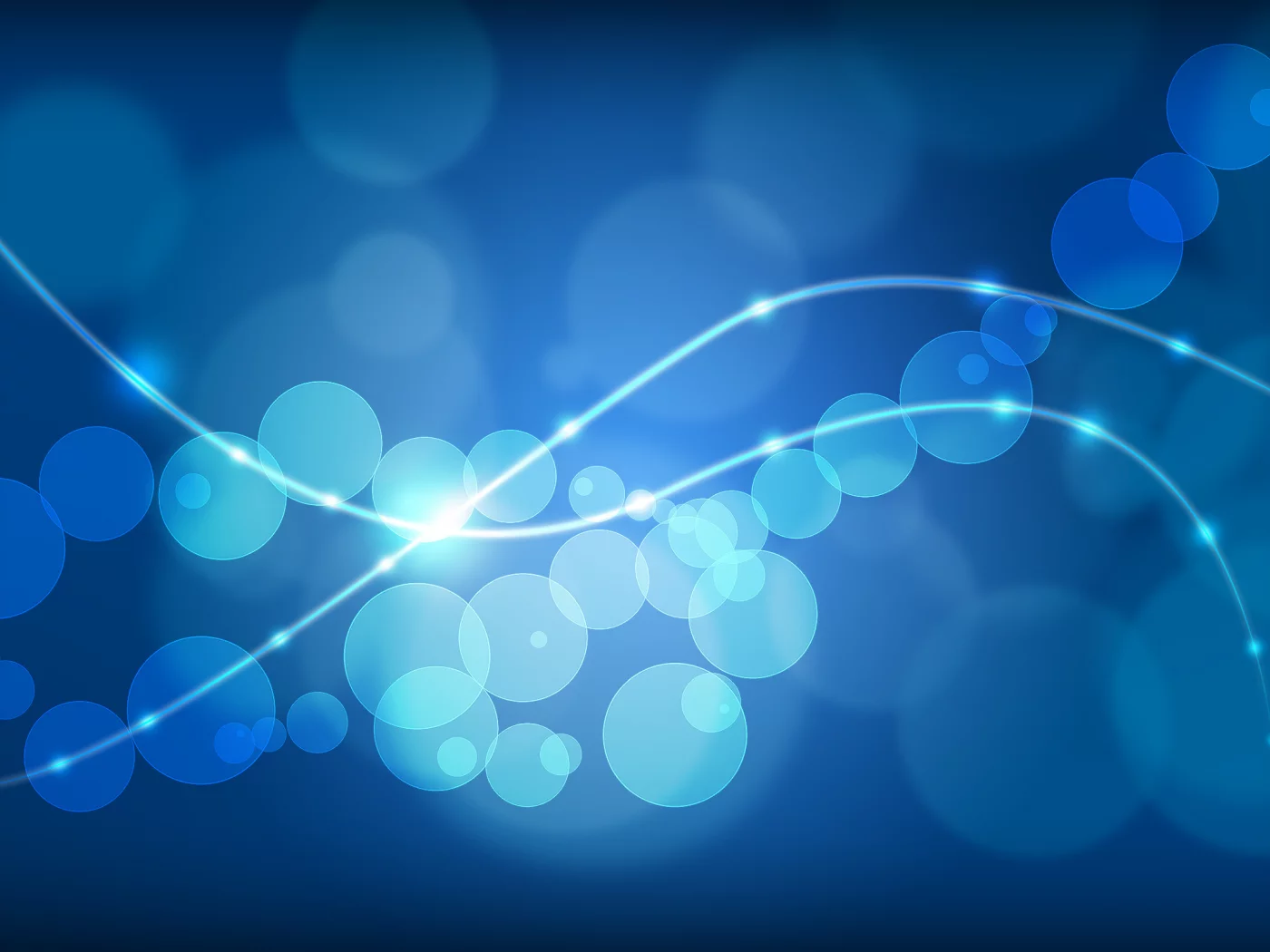 bokeh, линии, пузыри, свет