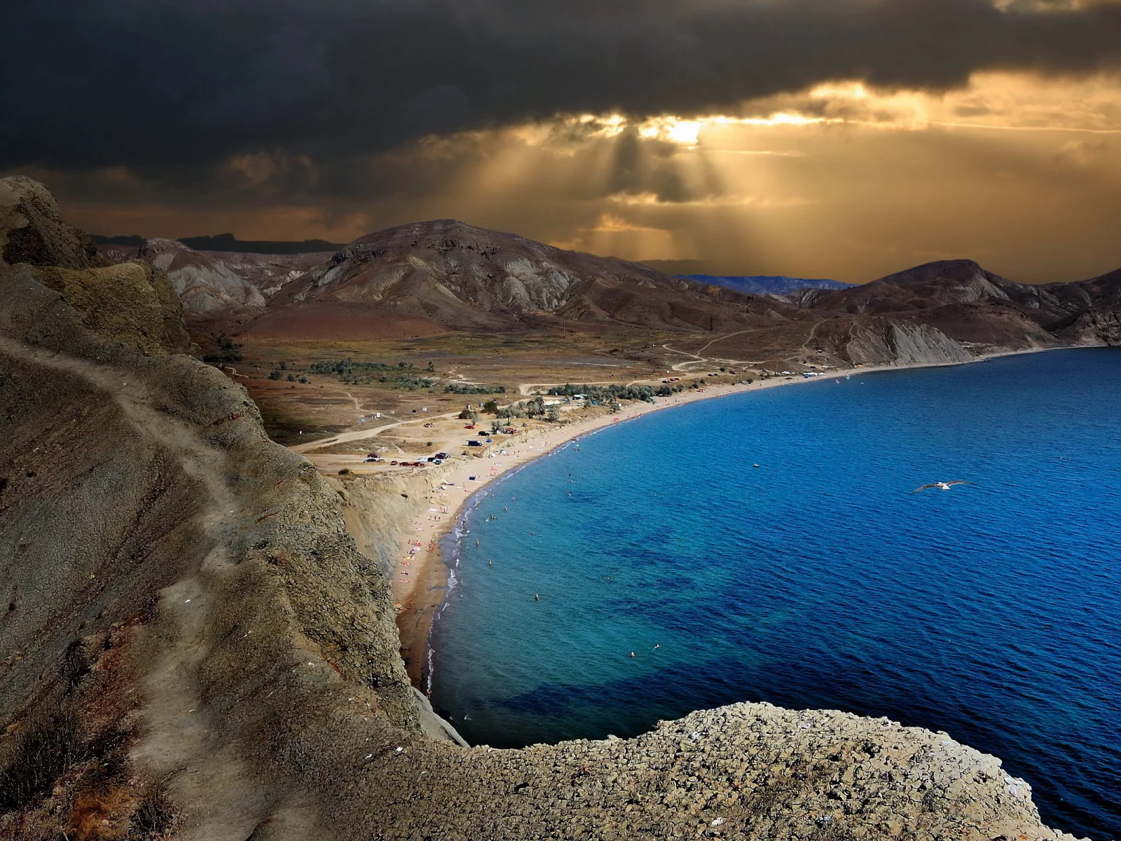 небо, море, ночь