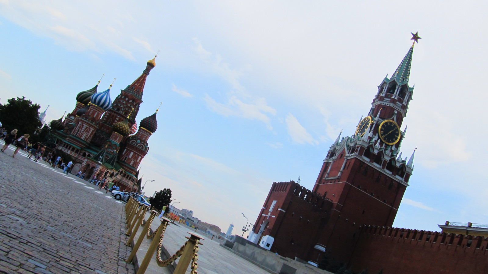 красная-площадь, спасская башня, Москва, храм Василия Блаженного