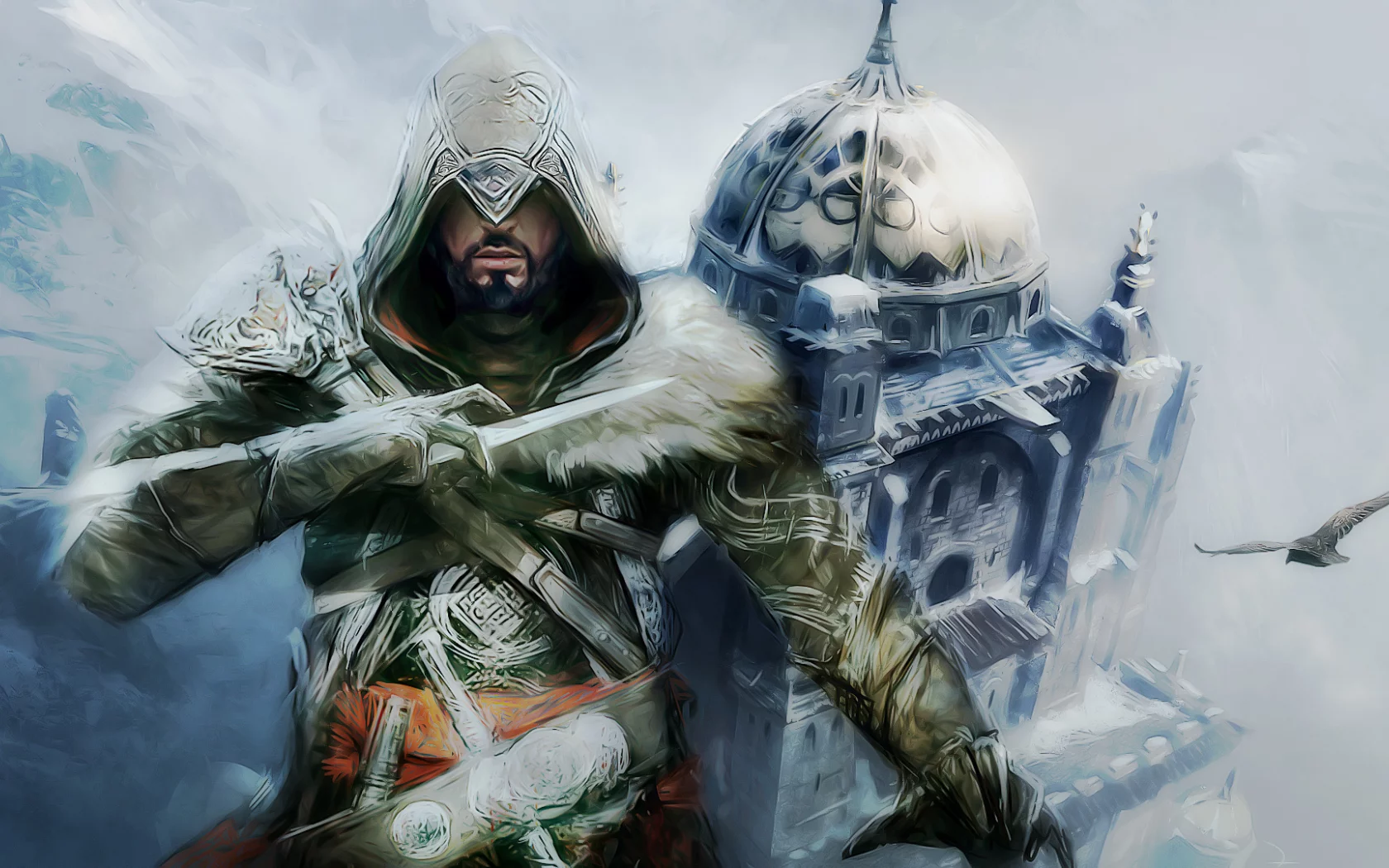 creed, эцио, арт, revelations, assassins, масиаф