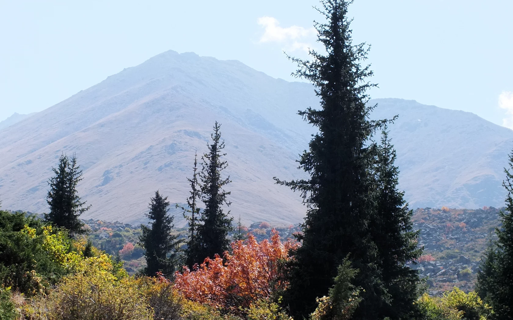 горы, осень, пейзаж
