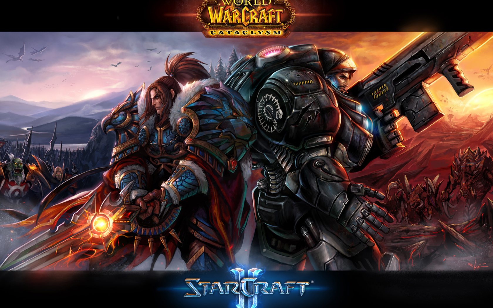 warcraft, starcraft, войны