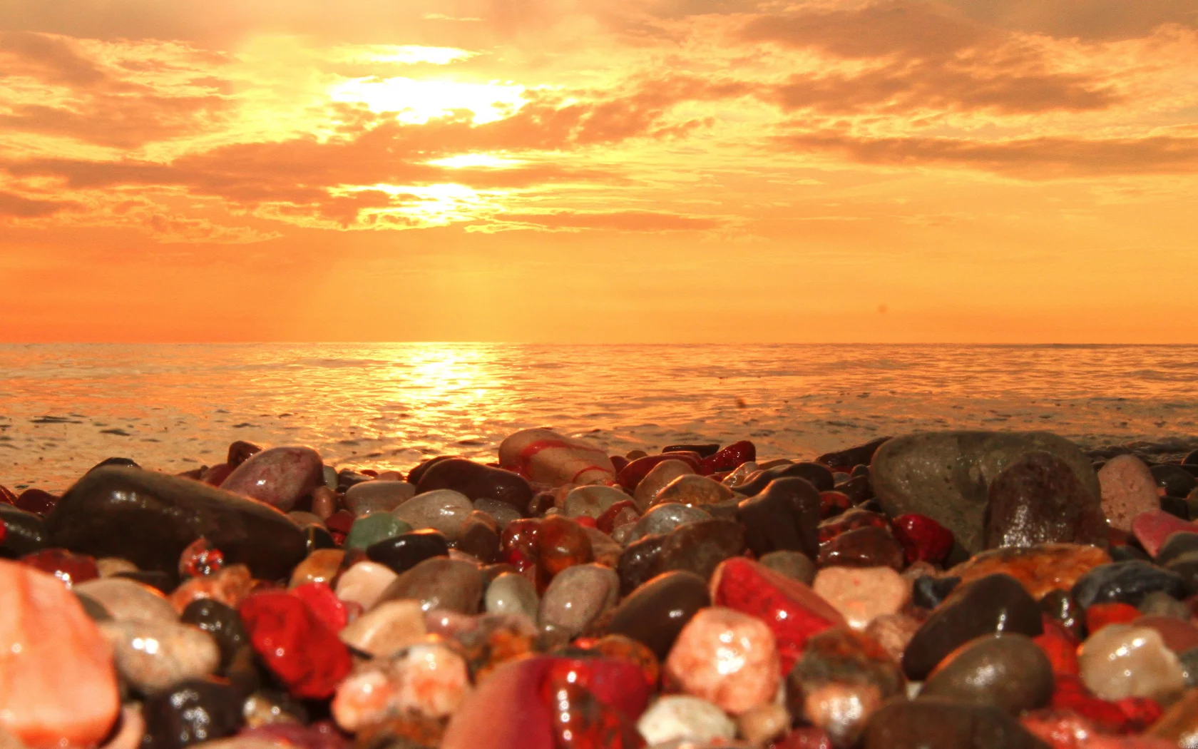 природа, камни, цвет, море