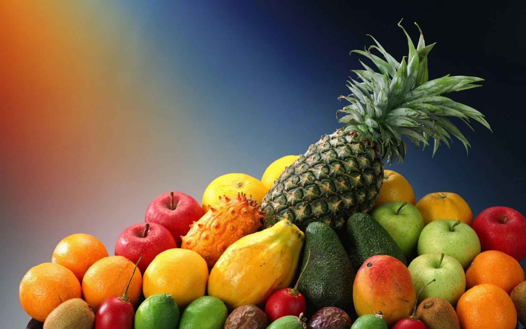 mix, fruit, colorful