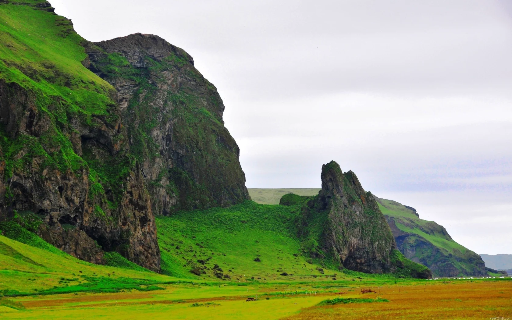 лрирода, берег, пейзаж, горы