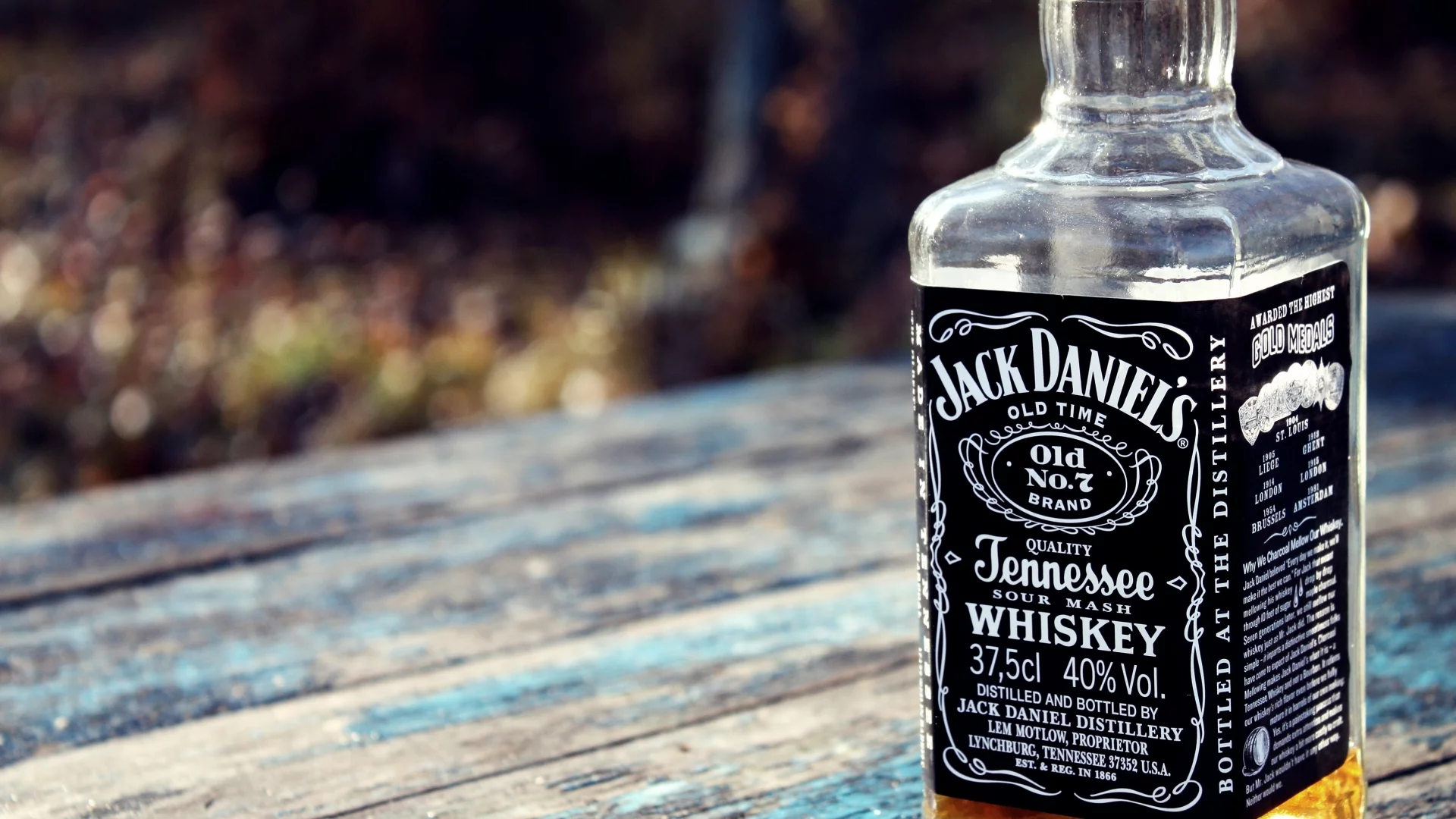 стол, алкоголь, Jack Daniels