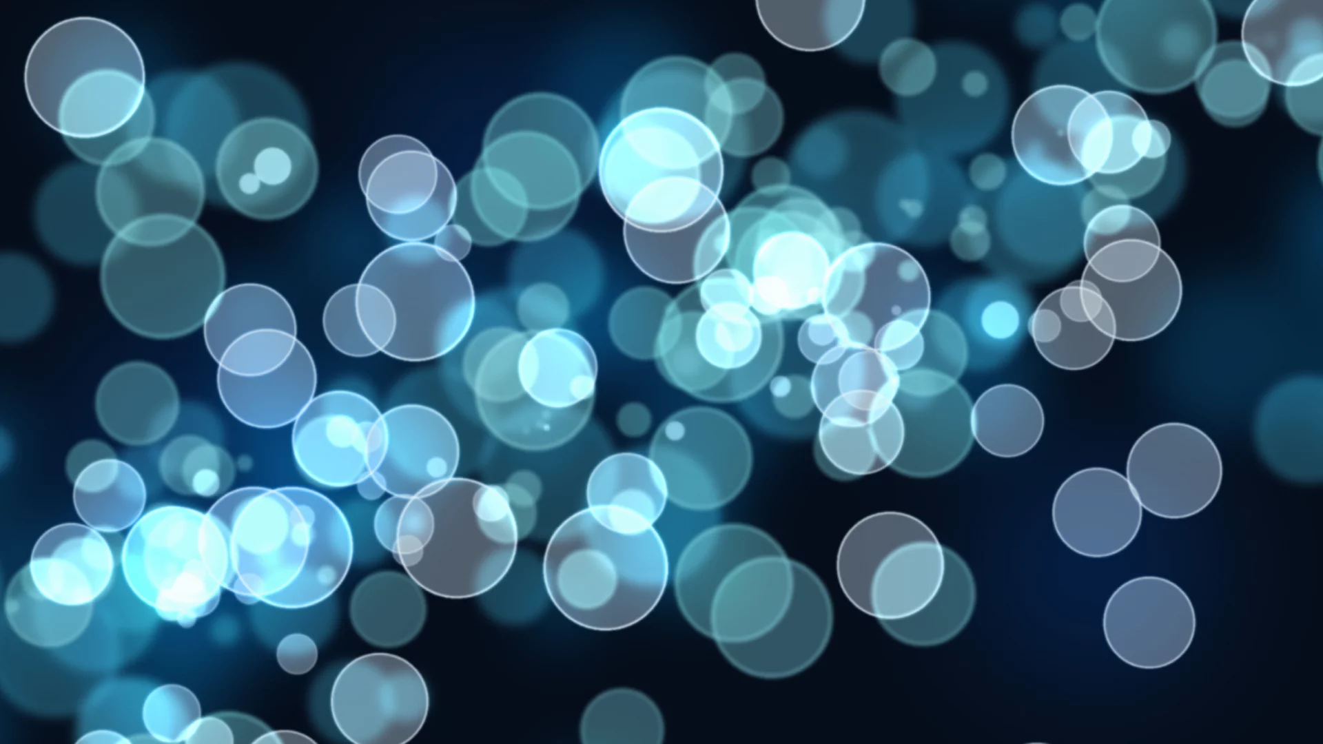 круги, голубой, свет, bokeh
