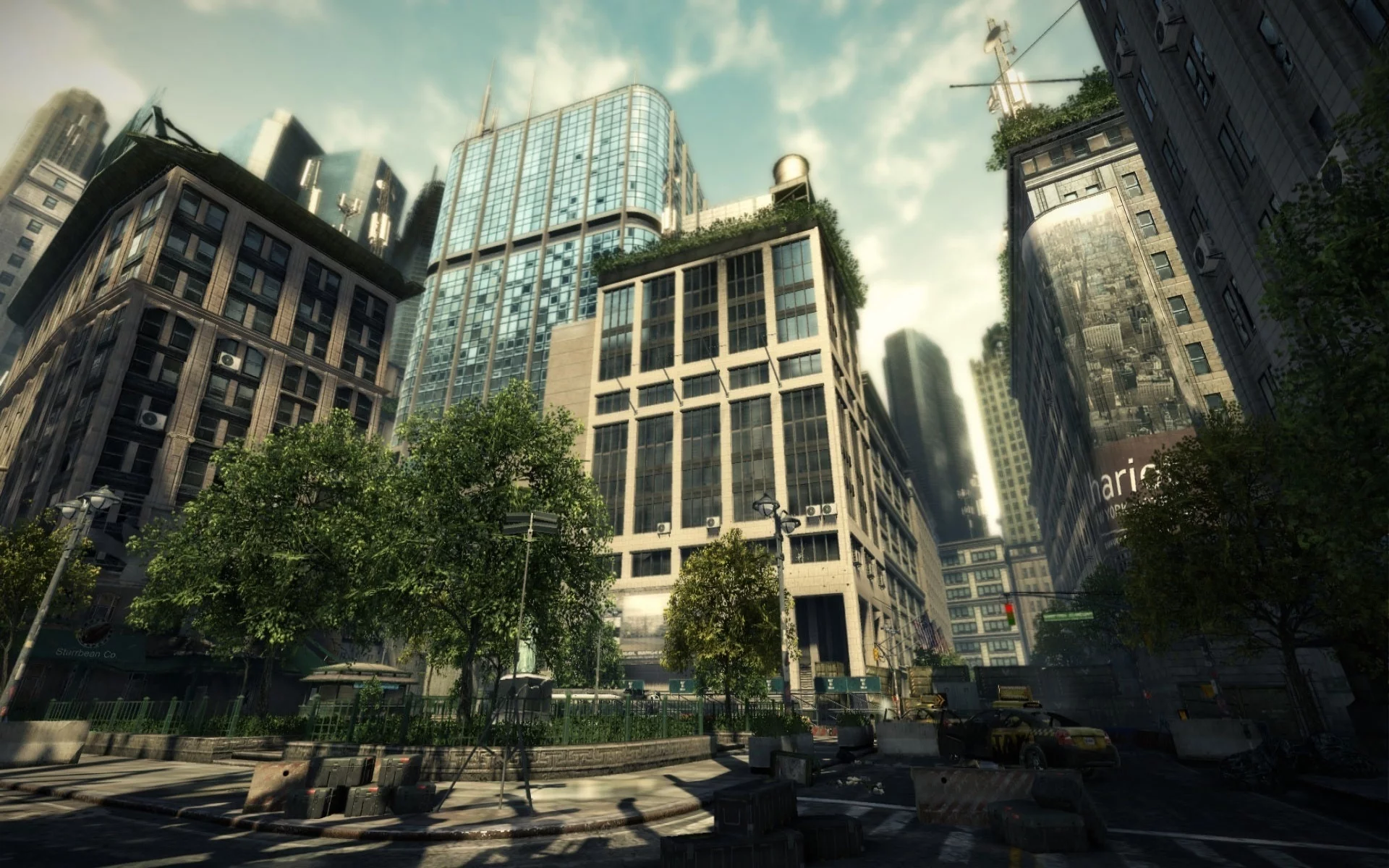 new, york, здания, 2, crysis