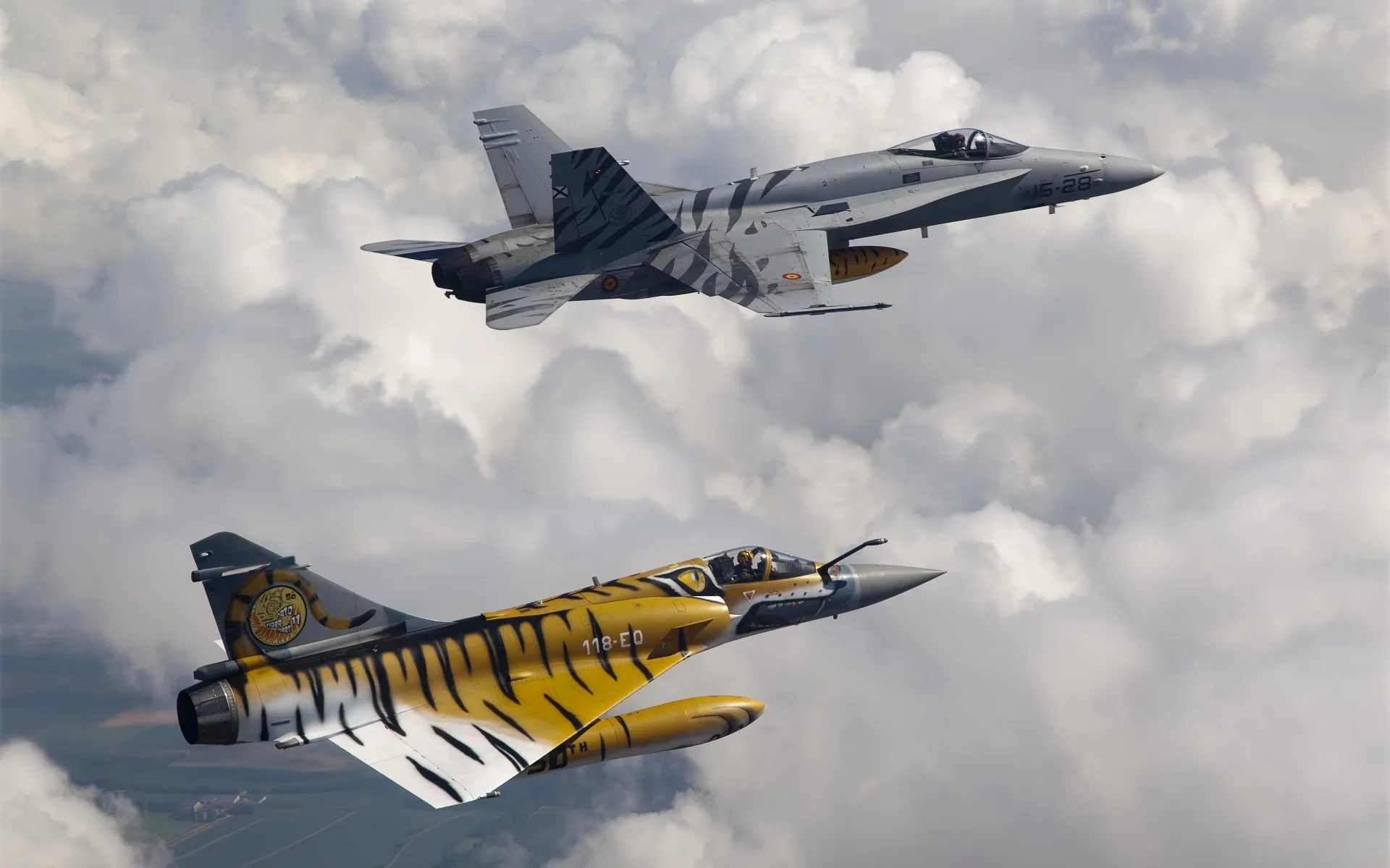 истребитель, полёт, F-18, MIRAGE