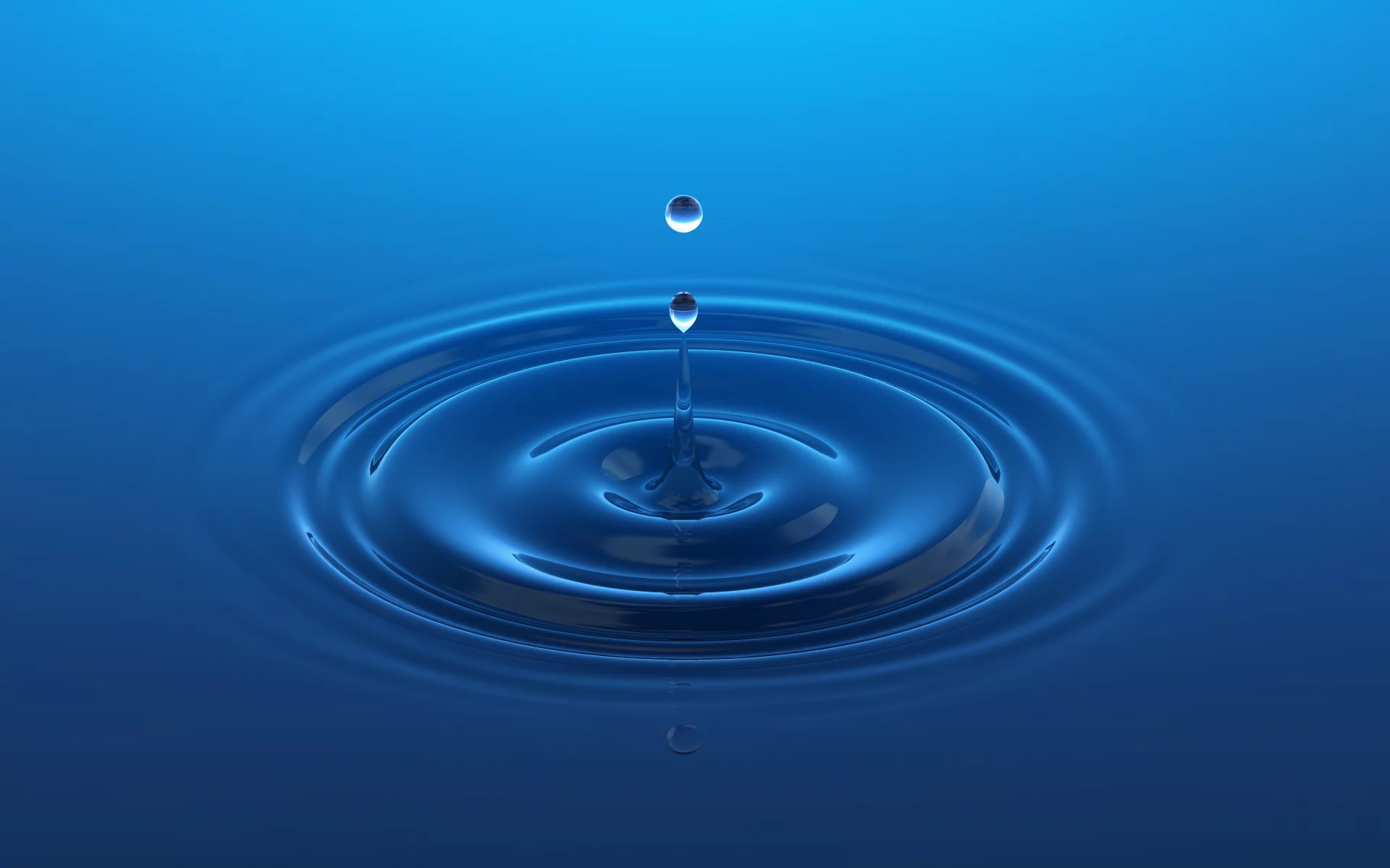 капля, вода