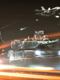 3, battlefield, огни