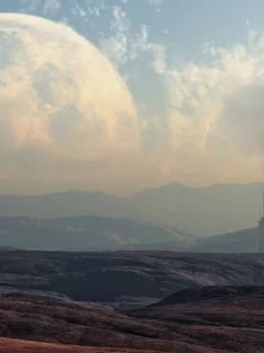 на планете, Центавра, Город