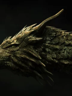 concept, head, dragon