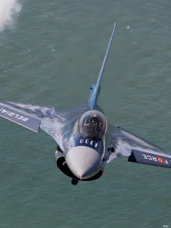 облака, F-16, полёт