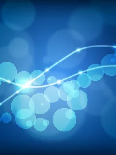 bokeh, линии, пузыри, свет