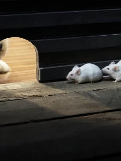 кошка, охота, мыши