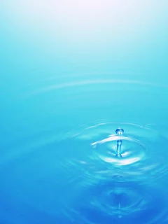 вода, круги, капля