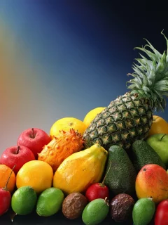 mix, fruit, colorful