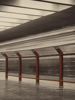 здание, перила, Метро
