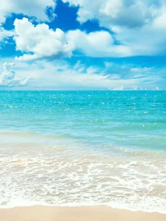 небо, море, пляж