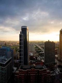 дороги, здания, города