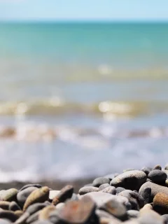 берег, камни, море