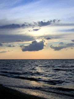 небо, море, пейзаж