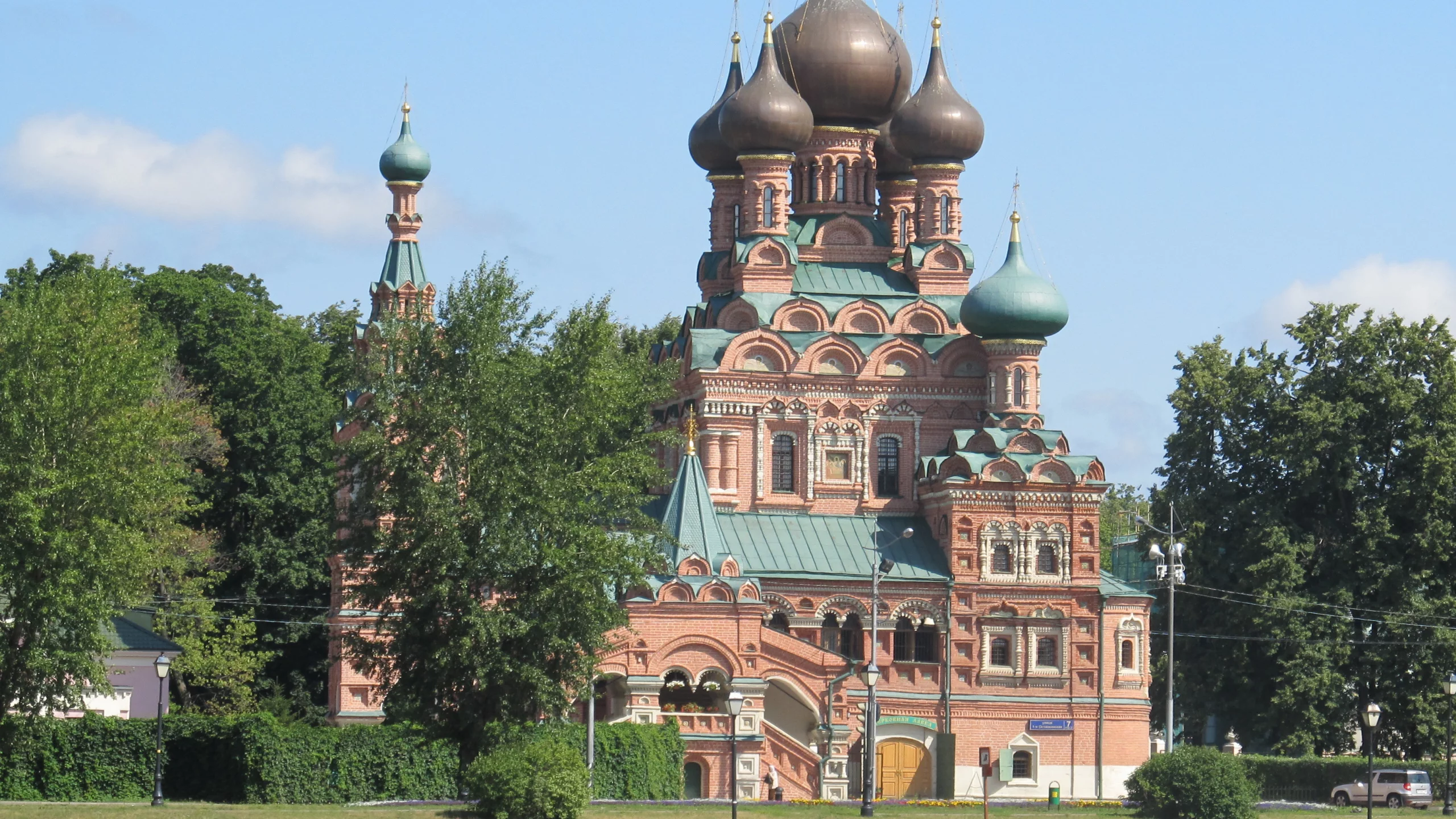 Москва, собор, Останкинский пруд