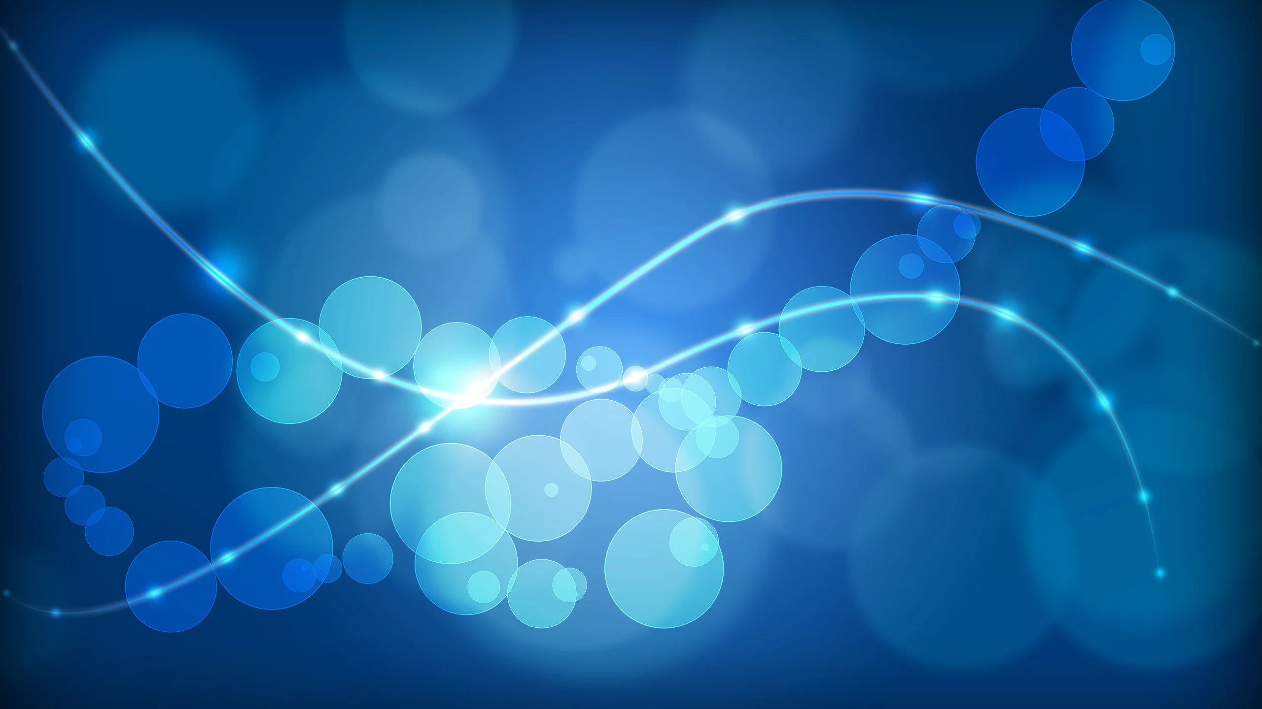 bokeh, линии, пузыри, свет