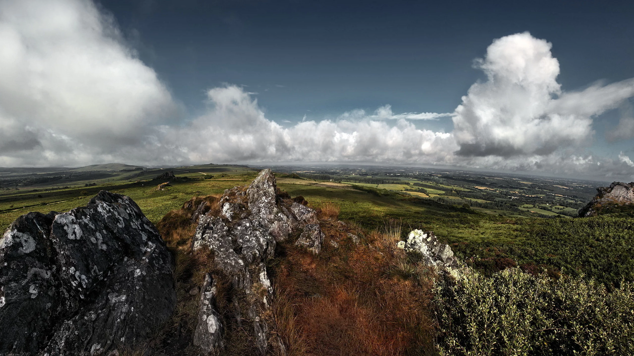 перспектива, камни, пейзаж