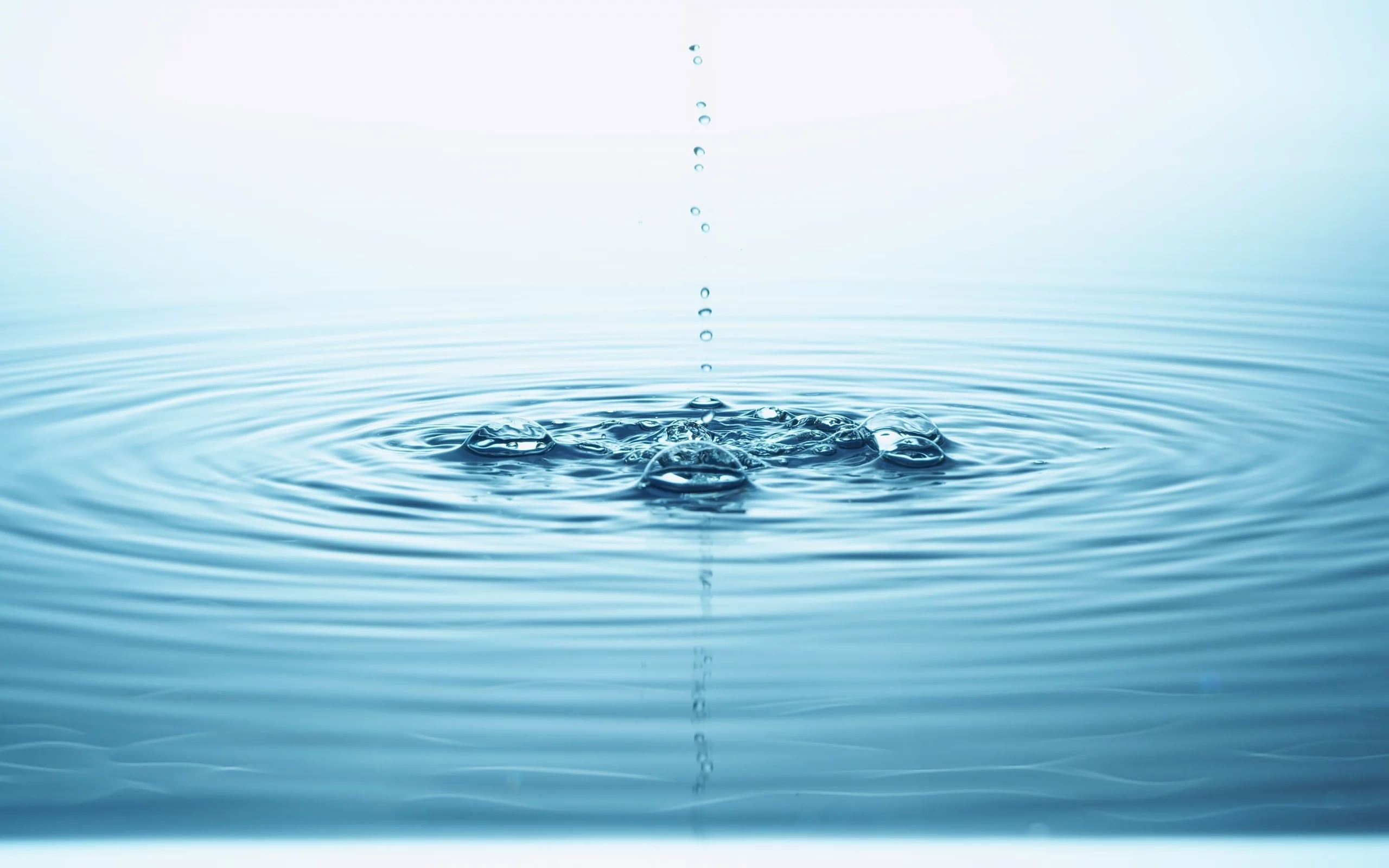 круги, капля, вода