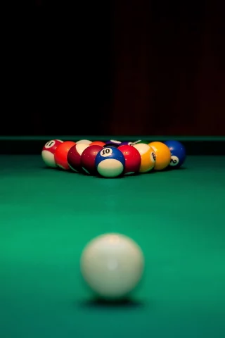 игра, стол, шары