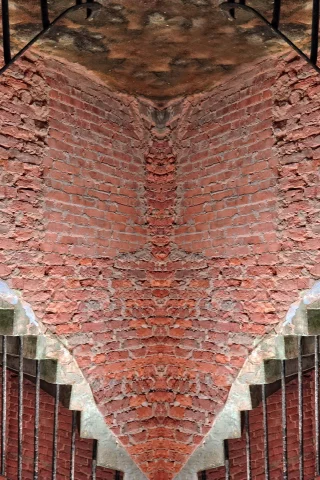 фон, стена, лестница