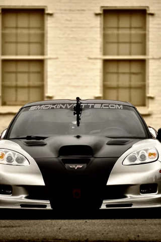 машины, thuning, corvette, car, авто, front, автомобили