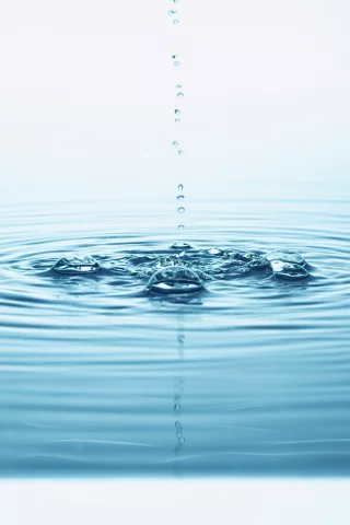 круги, капля, вода