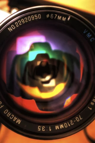 оптика, фотоаппарат, объектив, отражение, линзы