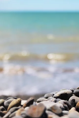 берег, камни, море