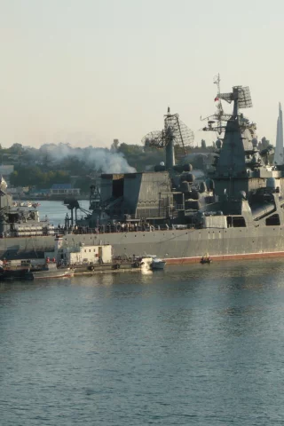 военный, корабль, море