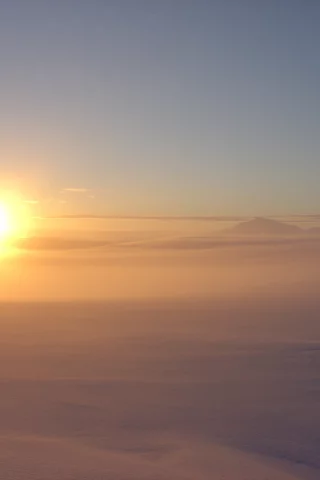 небо, солнце, горизонт