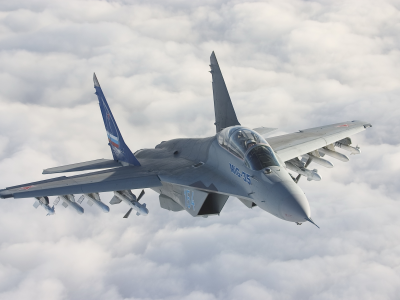 полёт, облака, МиГ-35