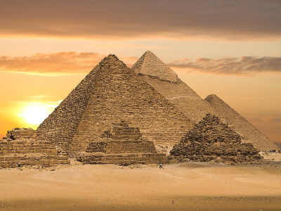 египет, пирамиды, песок