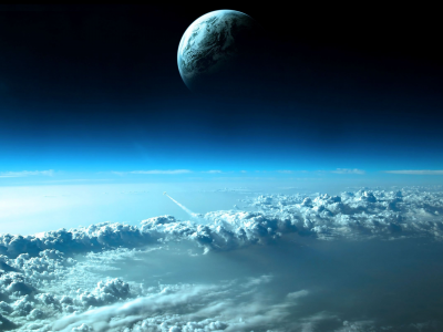 атмосфера, планета, облака
