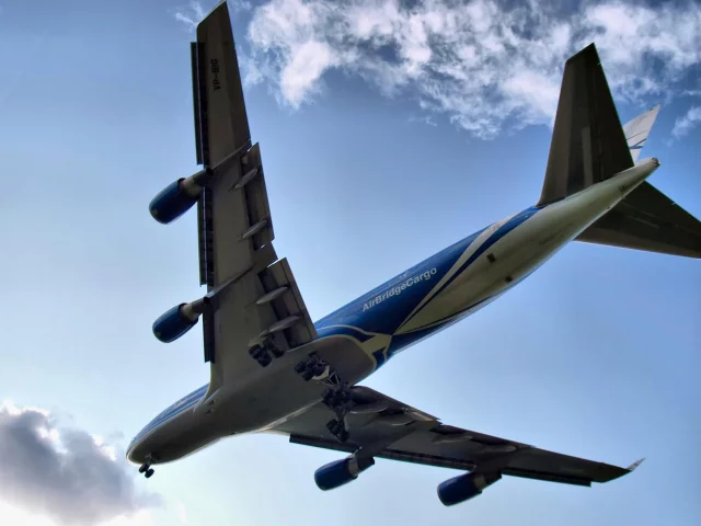 полёт, облака, 747, boeing