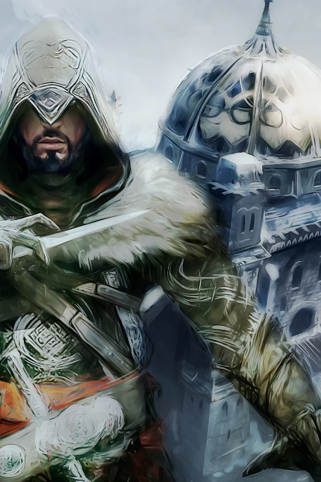 creed, эцио, арт, revelations, assassins, масиаф