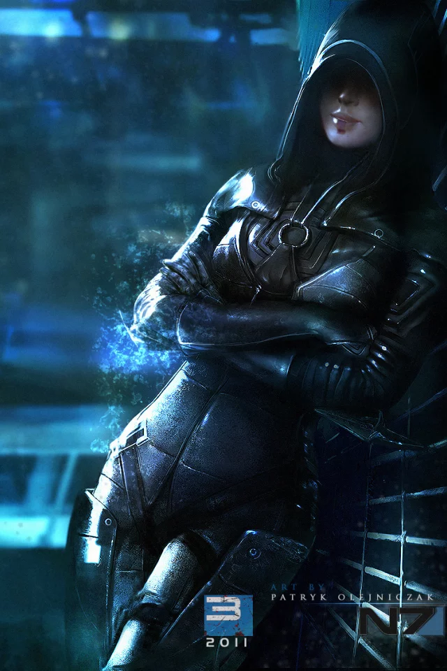 девушка, Mass Effect, герои