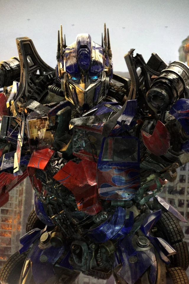 optimus prime, роботы, dark of the moon, майкл бэй, michael bay, тёмная сторона луны, оружие, город, трансформеры 3, transformers 3, battle, автоботы, оптимус прайм, фантастика, the movie