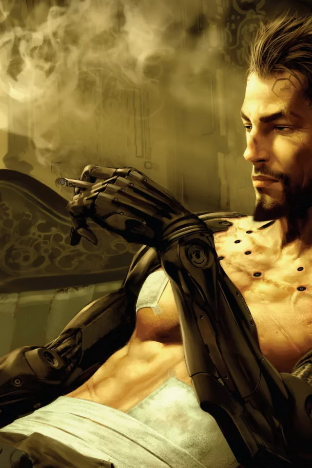 робот, deus ex, киборг