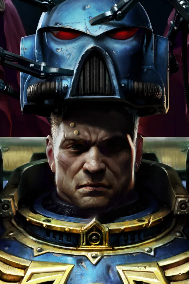 шлем, космодесантник, Warhammer 40000