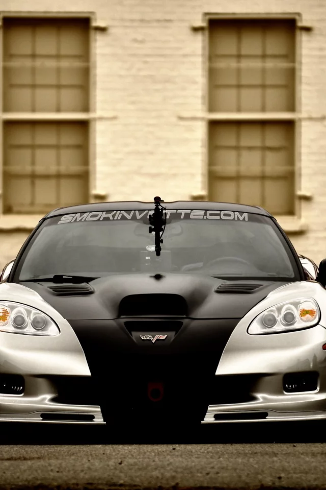 машины, thuning, corvette, car, авто, front, автомобили