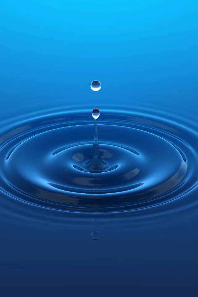 капля, вода
